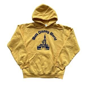 Disney Retro 50th Hoodie Sweatshirt Sz S Yellow Vault Collection